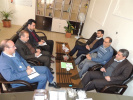نشست مشترك دکتر حمیدرضا عزیزی رئیس دانشگاه جامع علمی كاربردی استان با رییس پارک علم و فناوری استان